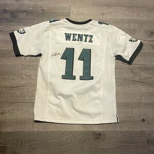 this is a autographed Eagles jersey